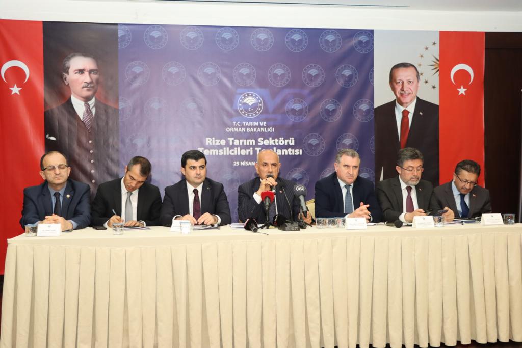 Tarım ve Orman Bakanı Kirişçi Rize’de