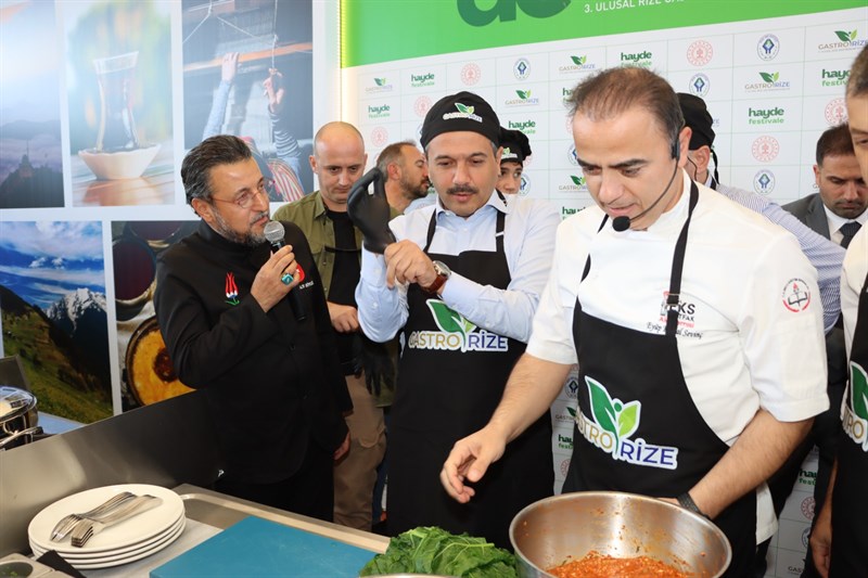 Rize'de 'GastroRize' Festivali Başladı…
