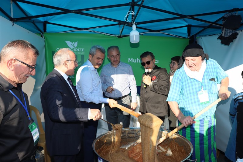 Rize'de 'GastroRize' Festivali Başladı…