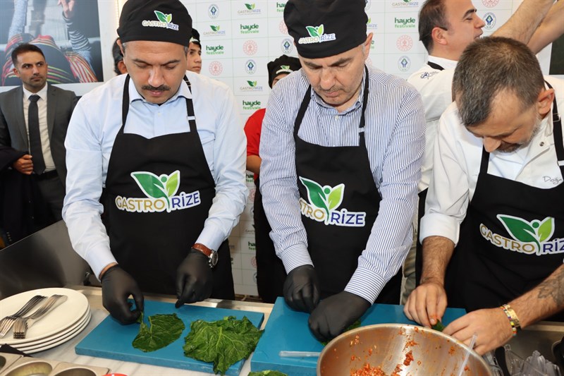 Rize'de 'GastroRize' Festivali Başladı…