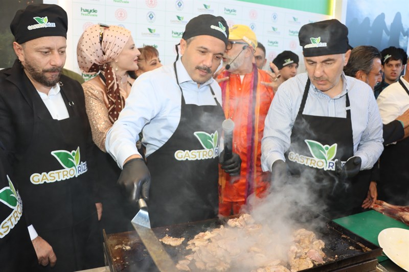 Rize'de 'GastroRize' Festivali Başladı…