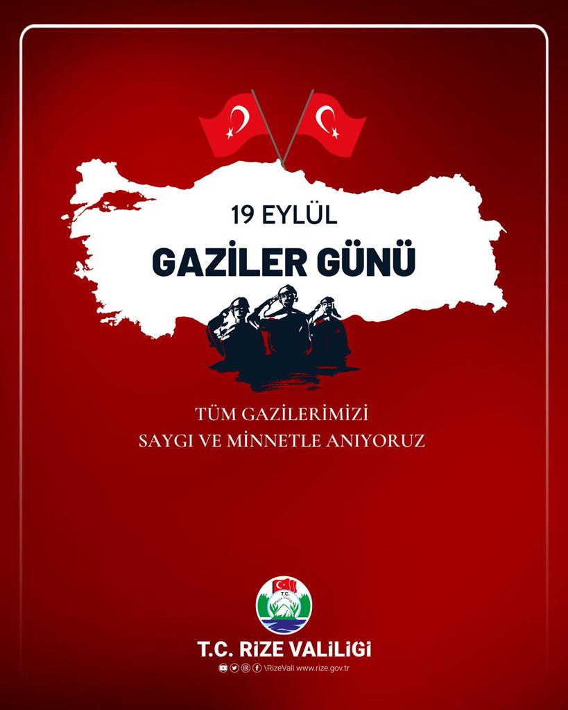 Vali Baydaş'ın 19 Eylül Gaziler Günü Mesajı