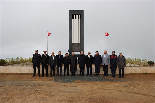 Vali Baydaş, Şehitlik Anıtı Alanında İncelemelerde Bulundu…