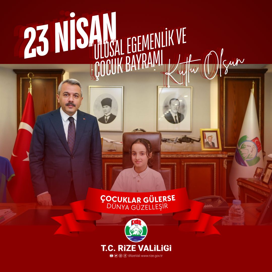 Vali Baydaş’ın "23 Nisan Ulusal Egemenlik ve Çocuk Bayramı" Mesajı